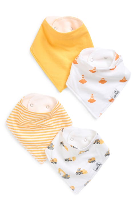 Dozer Assorted 4-Pack Bandana Bibs (Baby)