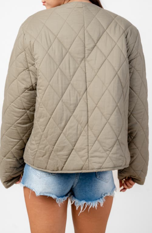 Beivy Reversible Water Repellent Quilted Jacket In Brown