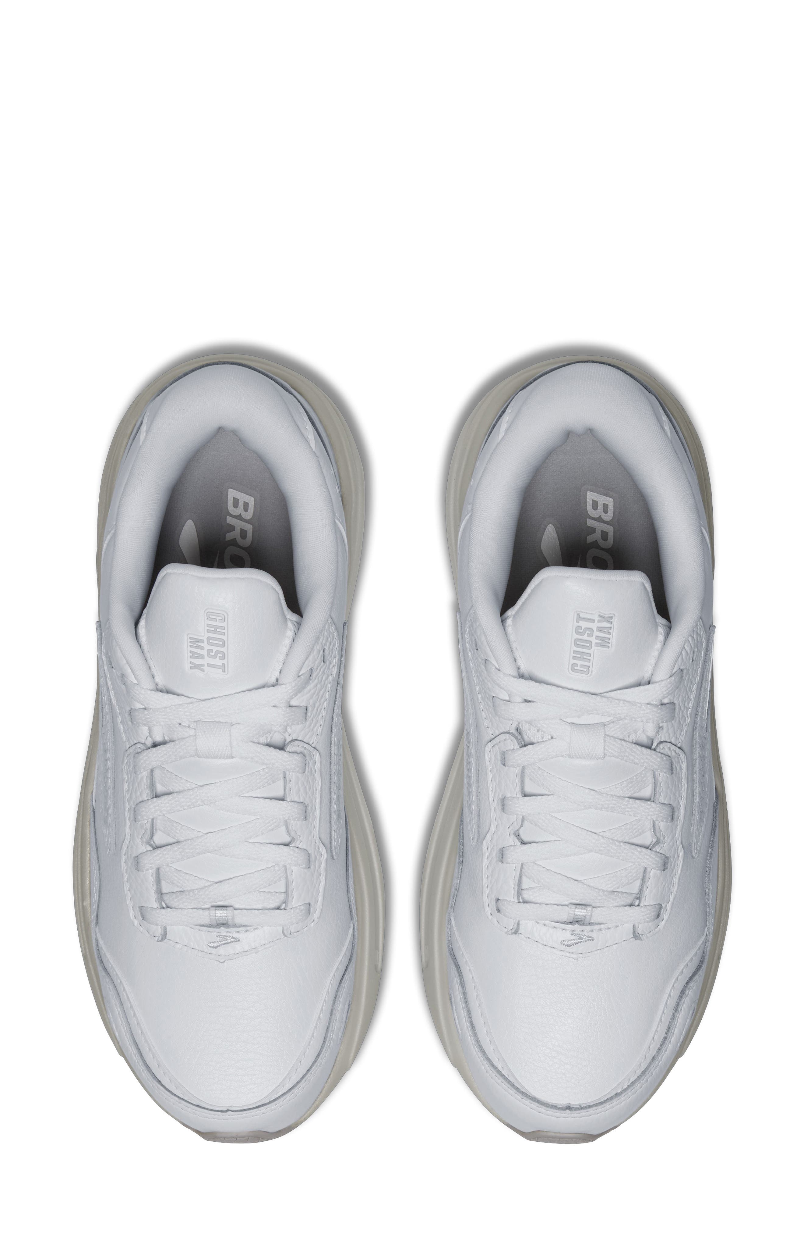 Brooks Ghost Max Sneaker, Alternate, color, White/White