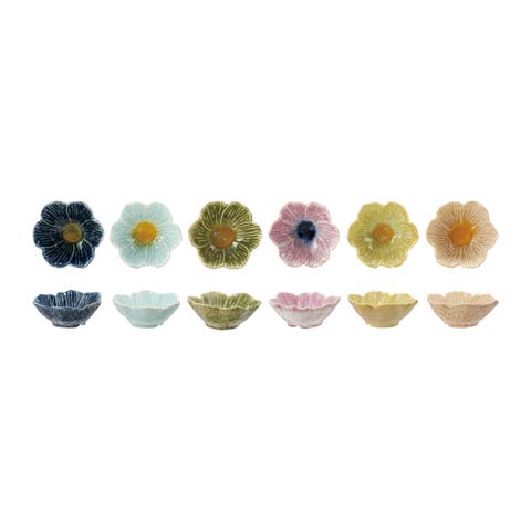 6-Piece Flower Shaped Bowl