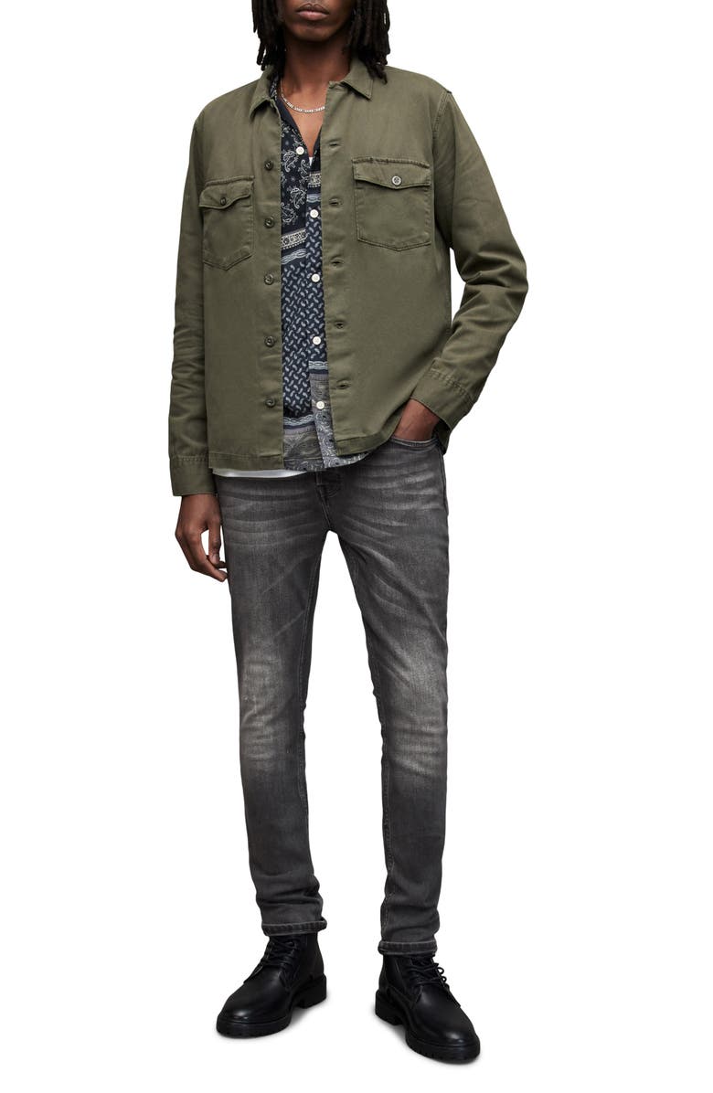 AllSaints Cigarette Jeans, Alternate, color, 