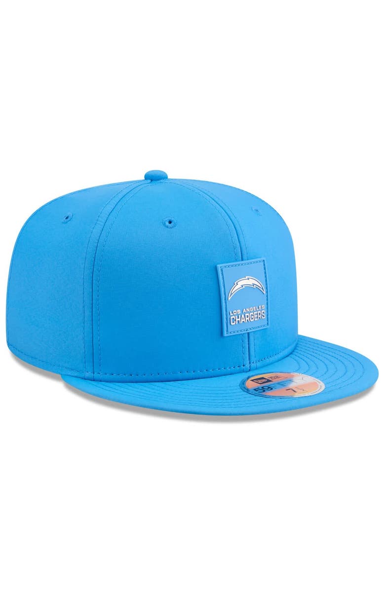 New Era Men's New Era Powder Blue Los Angeles Chargers 2025 Sideline 59FIFTY Fitted Hat, Alternate, color, Powder Blue