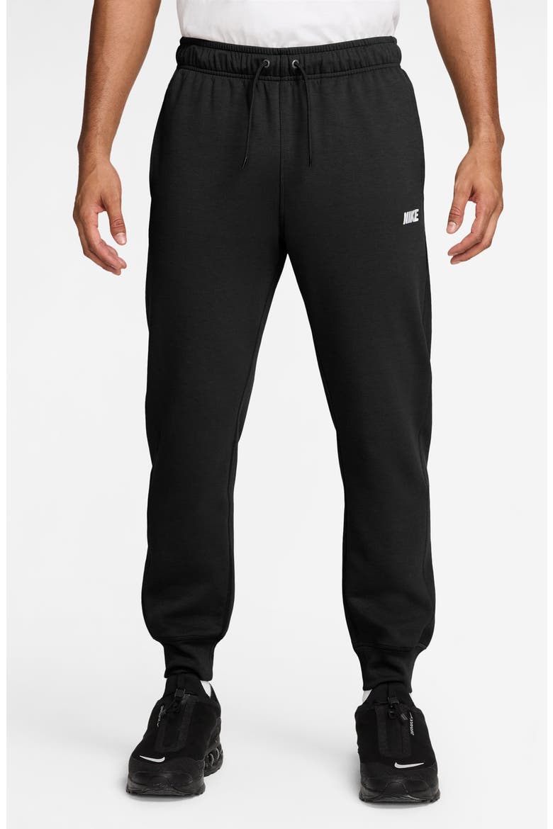 Club Varsity Joggers, Main, color, BLACK/ WHITE