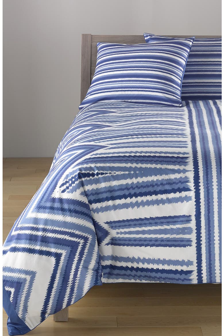 'Shay' Cotton Duvet Cover, Main, color, BLUE