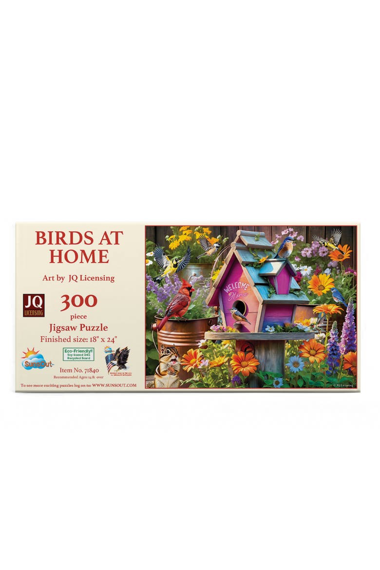 Birds at Home 300 piece Jigsaw Puzzle for Adults, Alternate, color, Multicolor