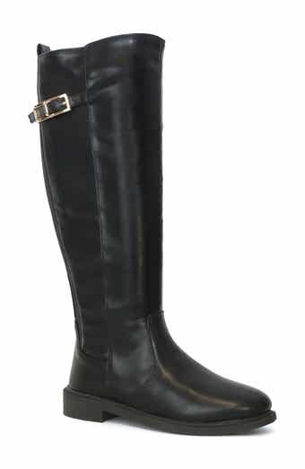 Erin Faux Leather Buckle Tall Boot