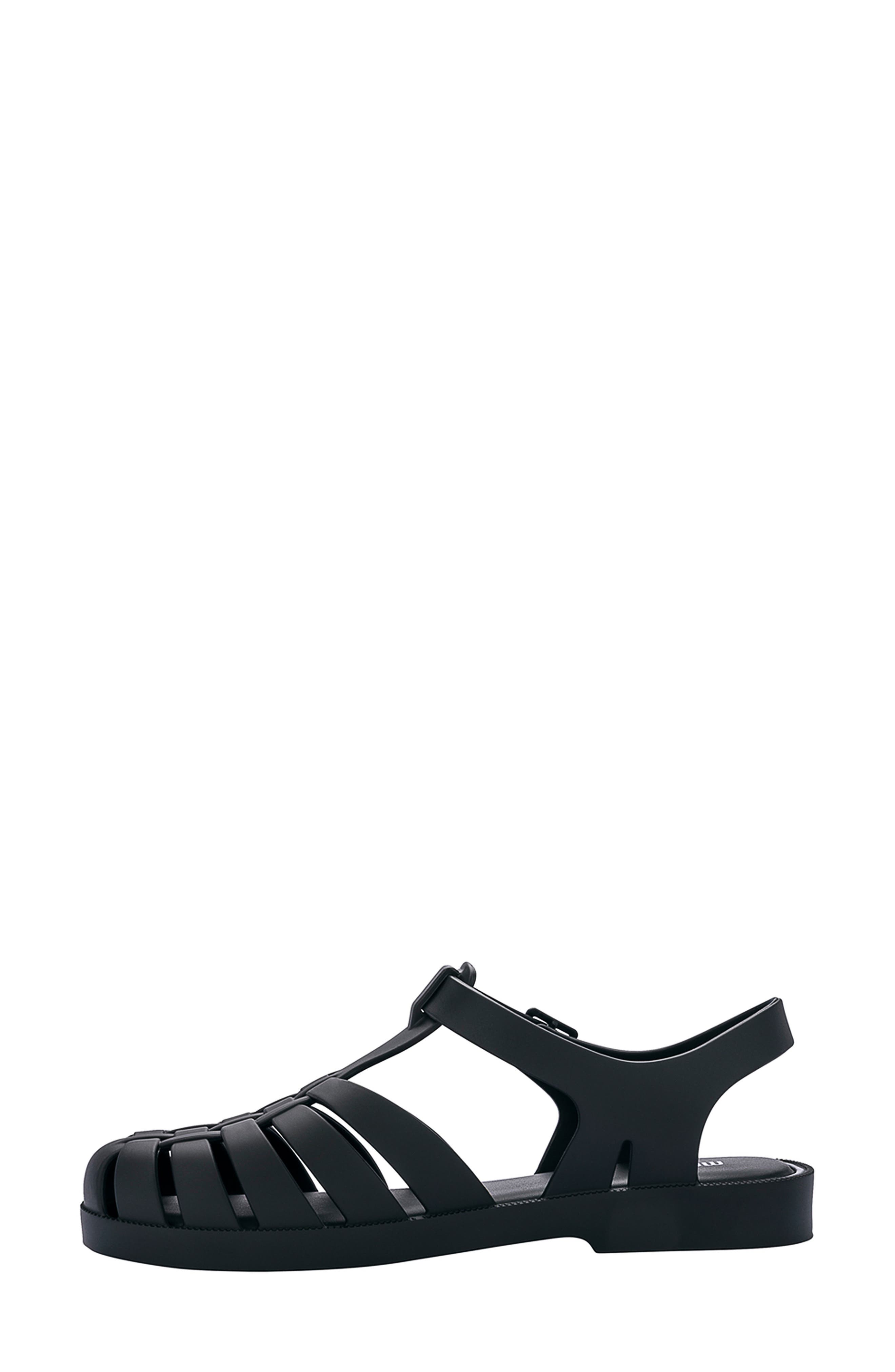 Melissa Possession Jelly Fisherman Sandal, Alternate, color, Black