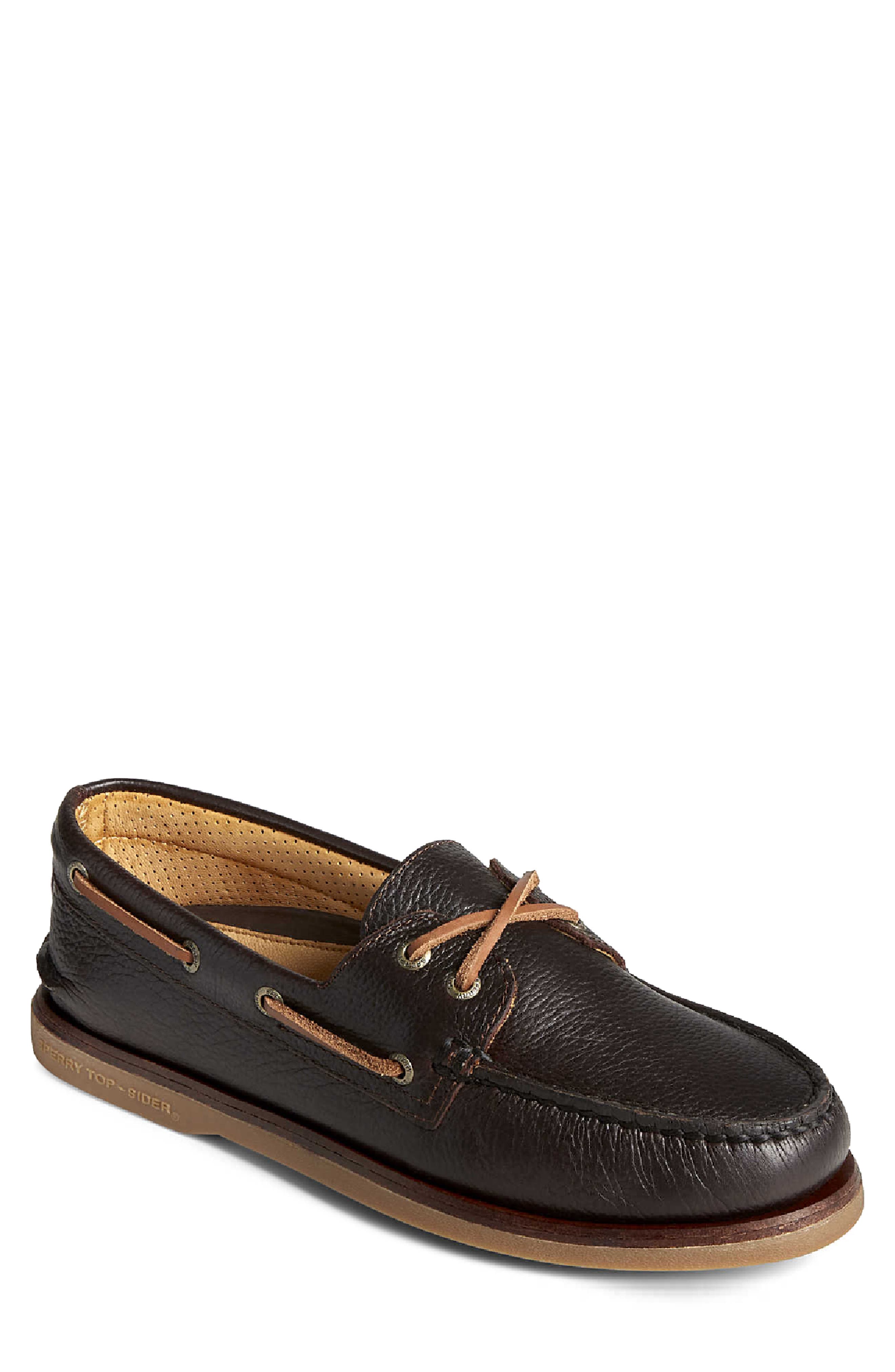 Sperry Gold Cup<sup>™</sup> Authentic Original<sup>™</sup> Tumbled Boat Shoe, Main, color, 