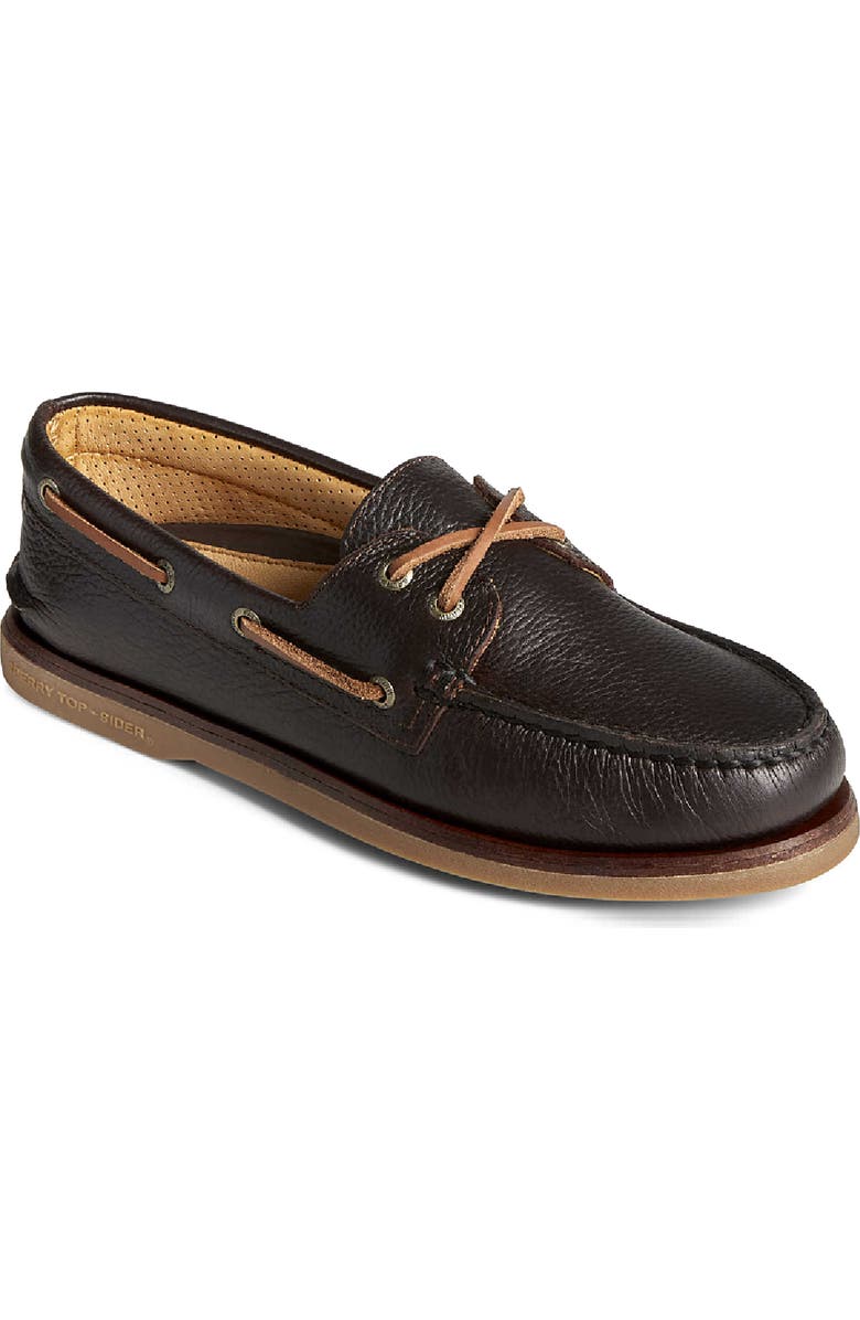 Sperry Gold Cup<sup>™</sup> Authentic Original<sup>™</sup> Tumbled Boat Shoe, Main, color,