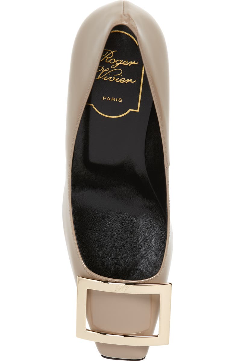 Roger Vivier Belle Vivier Trompette Pump, Alternate, color, Cement Grey