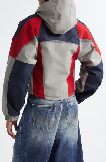 ジャケット・アウター Martine Rose Shrunken Sports Jacket S Martine Rose - Shrunken Sports Jacket - Red/Black/Beige