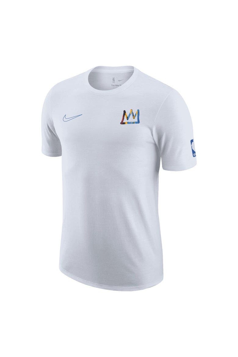 Men's Nike White Brooklyn Nets 2022/23 City Edition Courtside Max90 Backer Relaxed Fit T-Shirt, Alternate, color, White