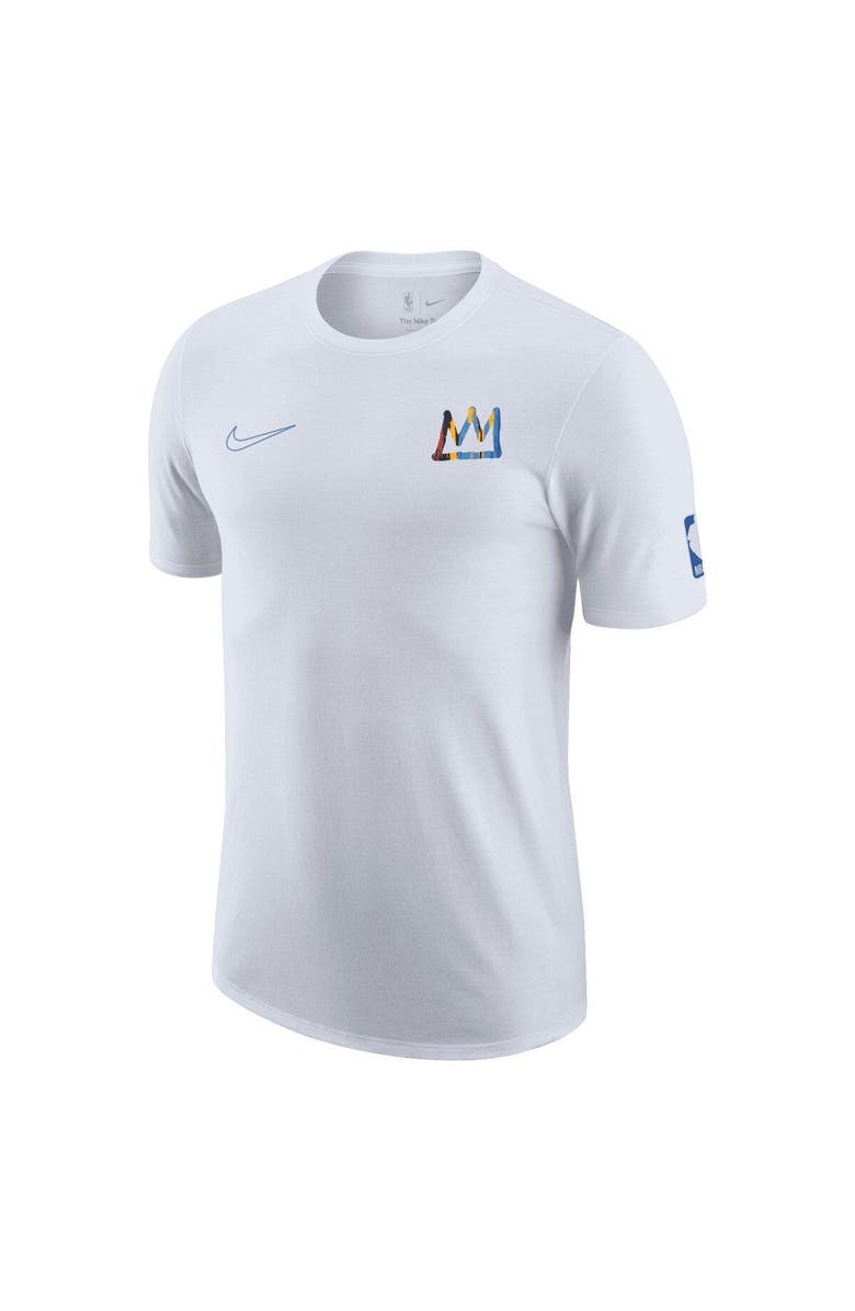 Nike Men's Nike White Brooklyn Nets 2022/23 City Edition Courtside Max90 Backer Relaxed Fit T-Shirt, Alternate, color, 