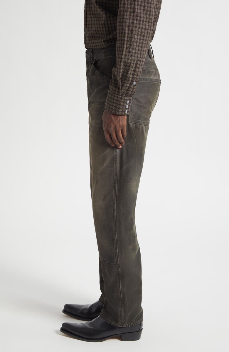 Double RL Hamilton Engineer Fit Cotton Canvas Carpenter Pants, Alternate, color, Black