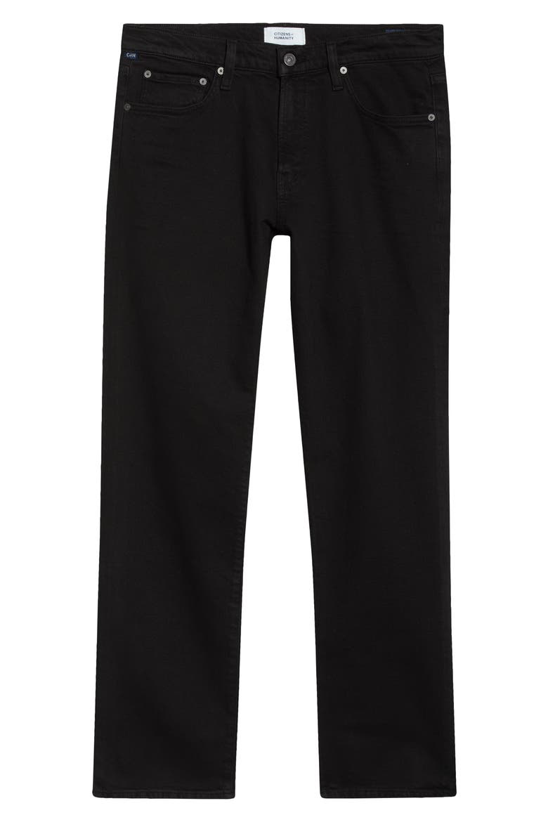 Elijah Relaxed Straight Jeans, Main, color, DOSAN BLACK