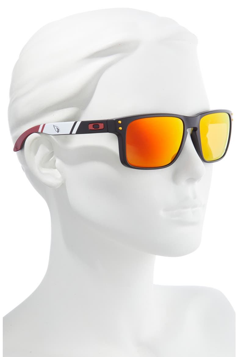 Holbrook 57mm Sunglasses, Alternate, color, BLACK/ RED/ ORANGE