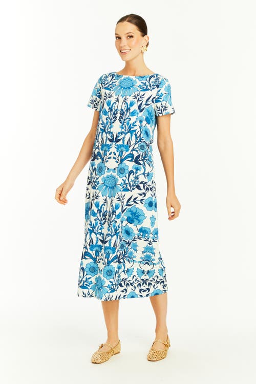 Mestiza New York Adria Midi Dress In Blue