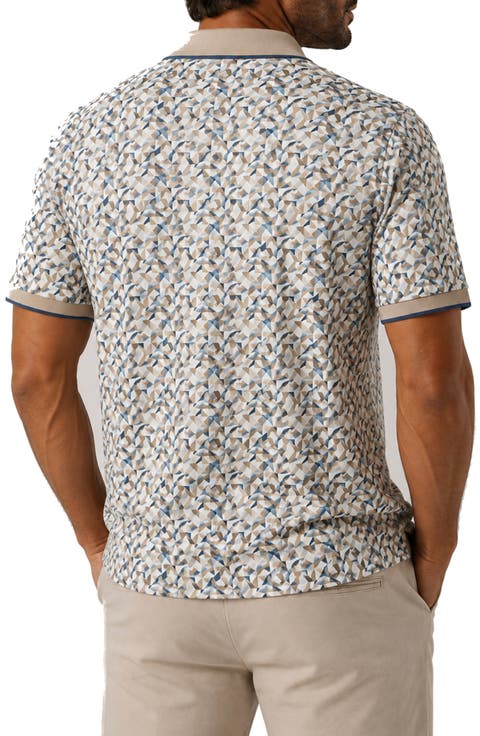 Marthyr Performance Printed Polo