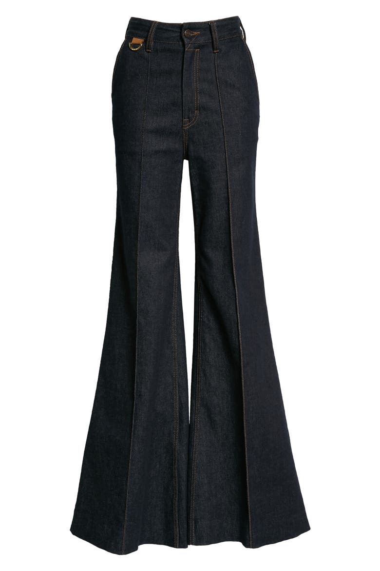 Concert High Waist Super Flare Jeans, Alternate, color, DENIM