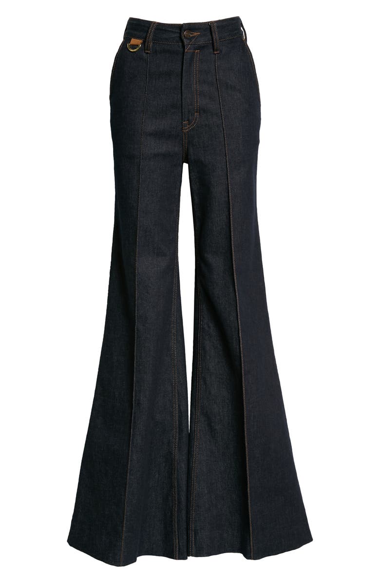 Zimmermann Concert High Waist Super Flare Jeans, Alternate, color,