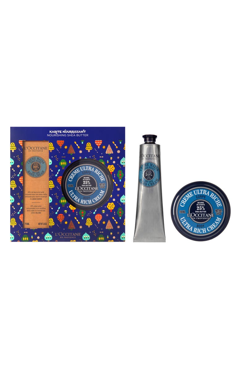 L'Occitane Nourshing Shea Butter Set, Main, color,