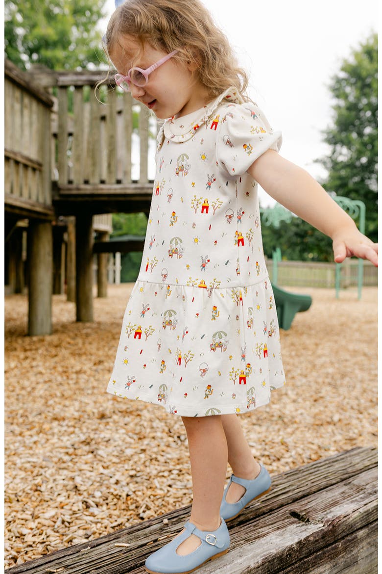 Lily Dress, Alternate, color, Schoolyard Print