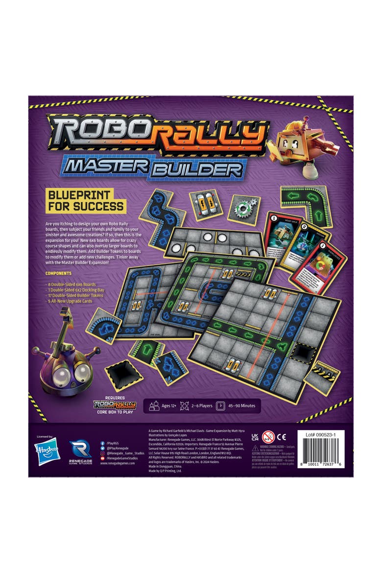 Robo Rally, Master Builder Expansion, Ages 12+, Alternate, color, Multicolored