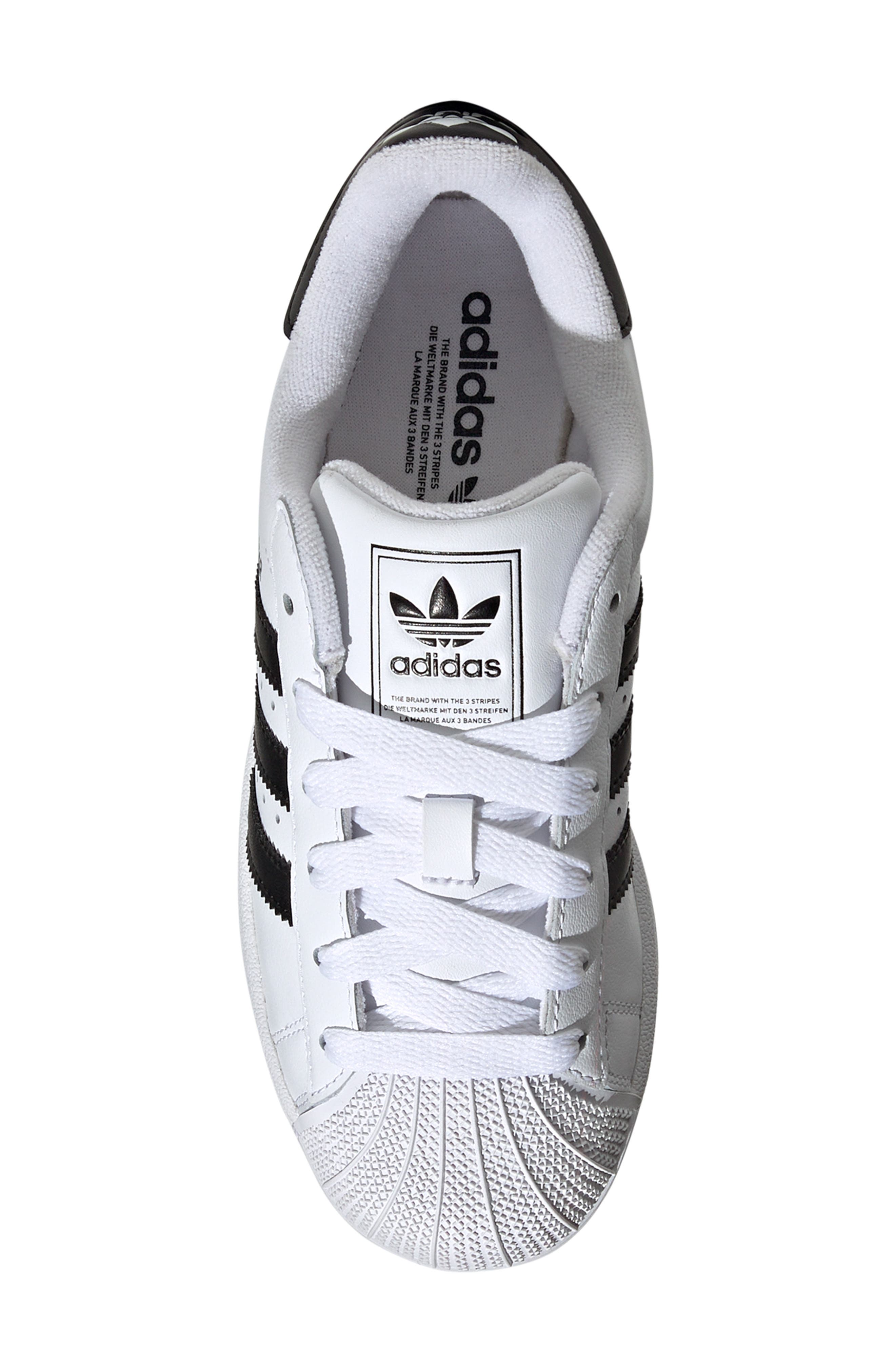 adidas Kids' Superstar Sneaker, Alternate, color, Cloud White/ Black/ White