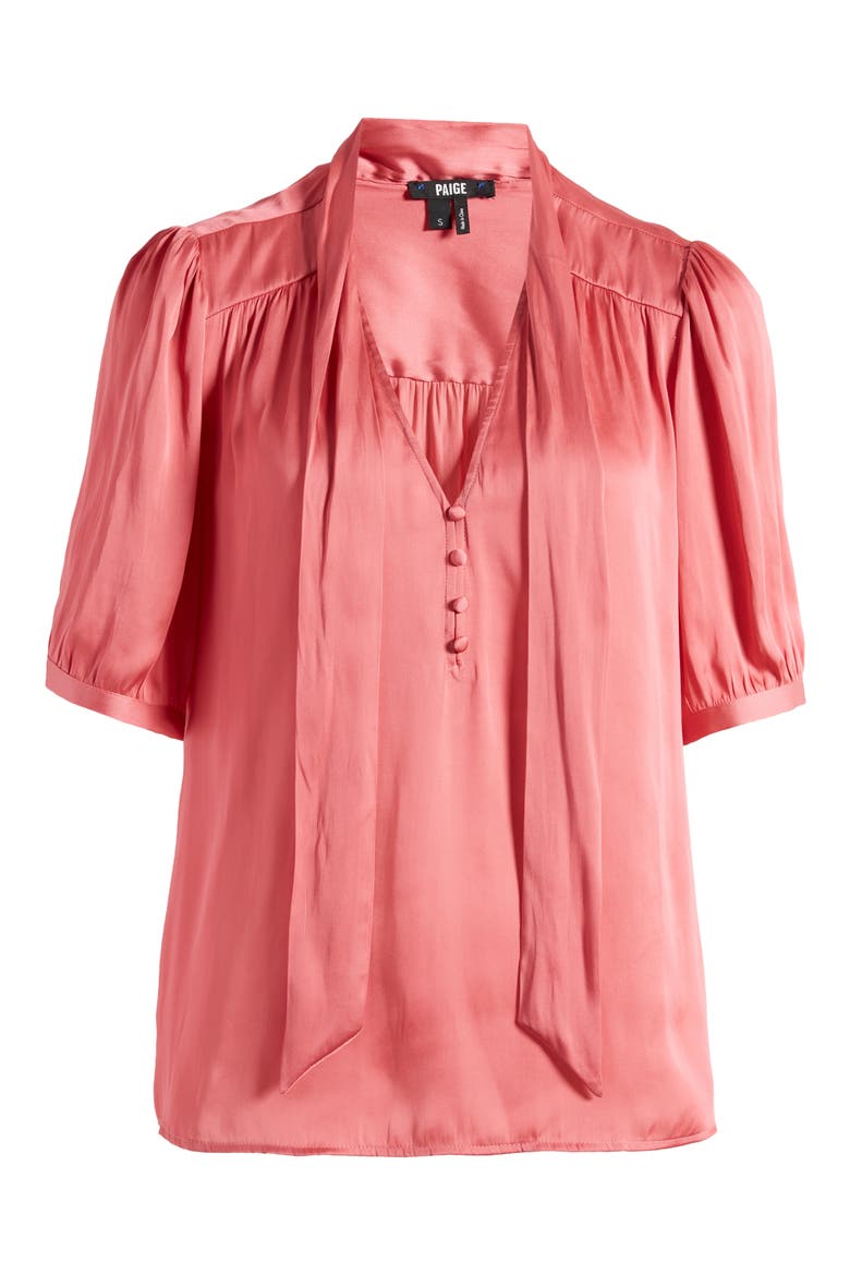 Esta Tie Neck Blouse, Alternate, color, DST BBLGM