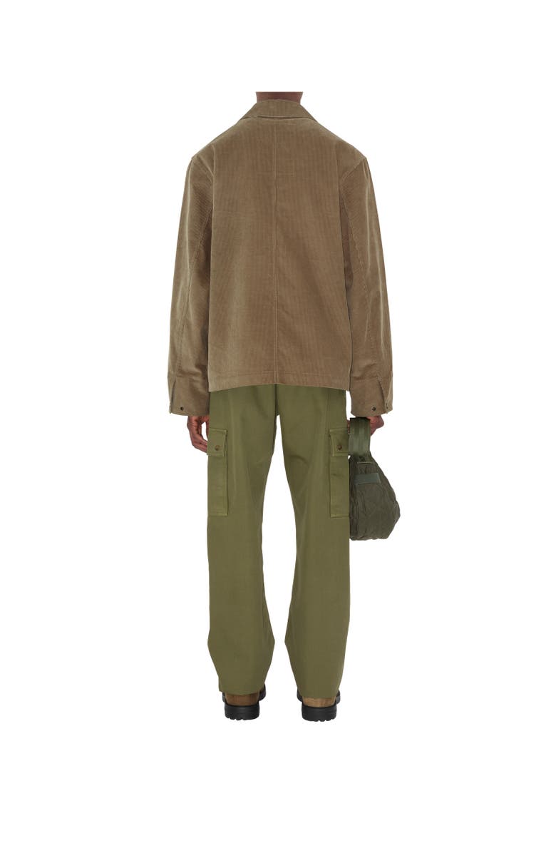 Burberry Fox Gabardine Jacket, Alternate, color, Puddle Beige