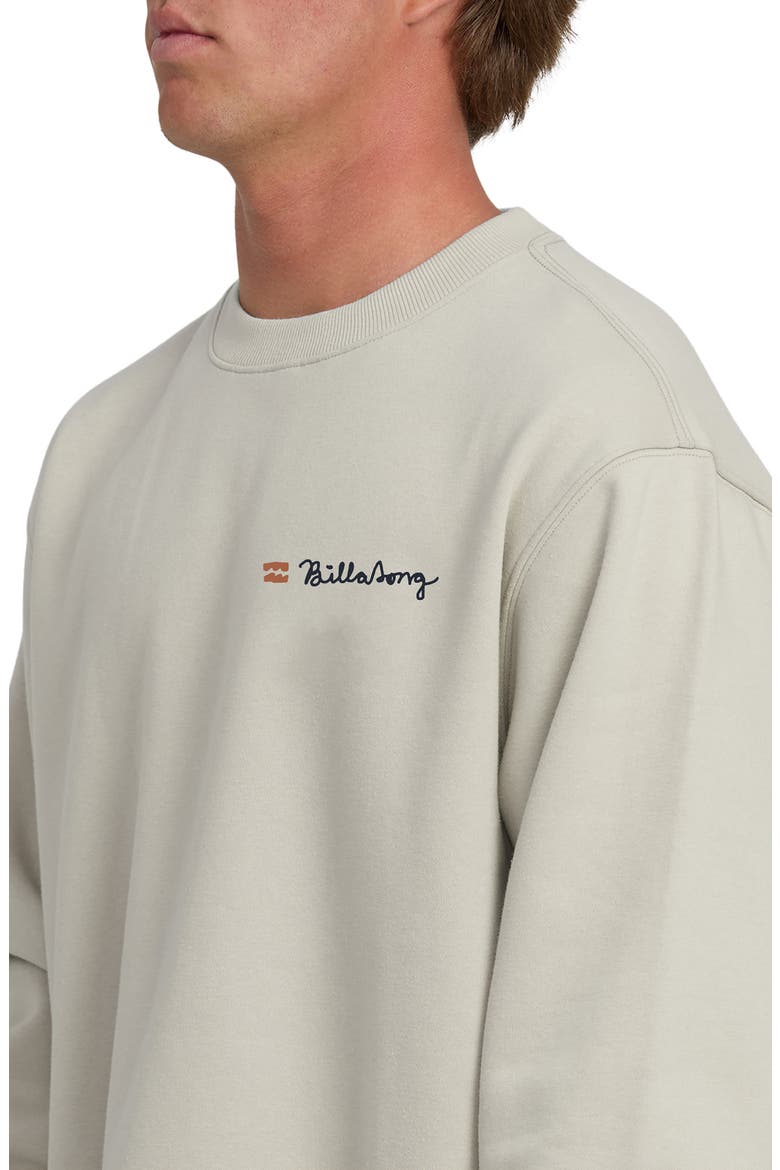 Compass Crewneck Graphic Sweatshirt, Alternate, color, DOVE