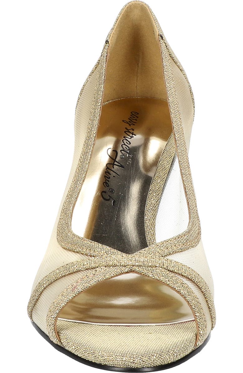 EASY STREET Picaboo Pump, Alternate, color, Gold Glitter
