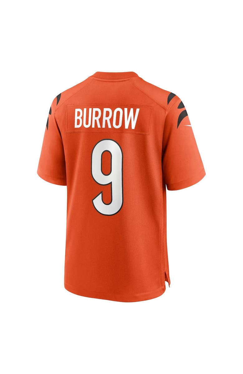 Nike Men's Nike Joe Burrow Orange Cincinnati Bengals Alternate Game Jersey, Alternate, color, Orange