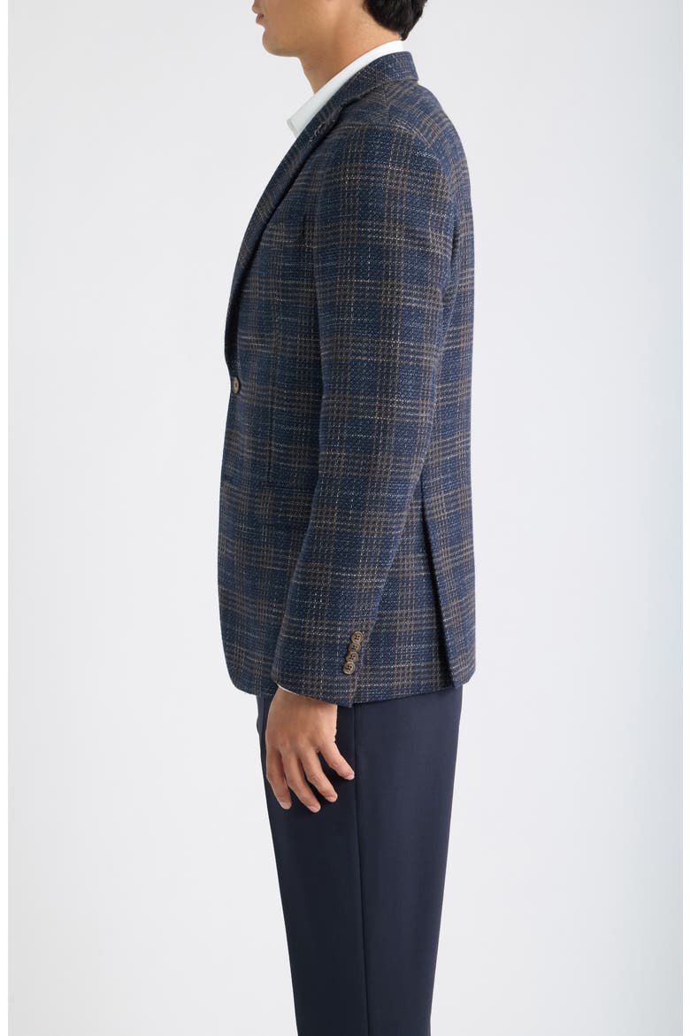 Bleecker Wool Blend Sport Coat, Alternate, color, NAVY