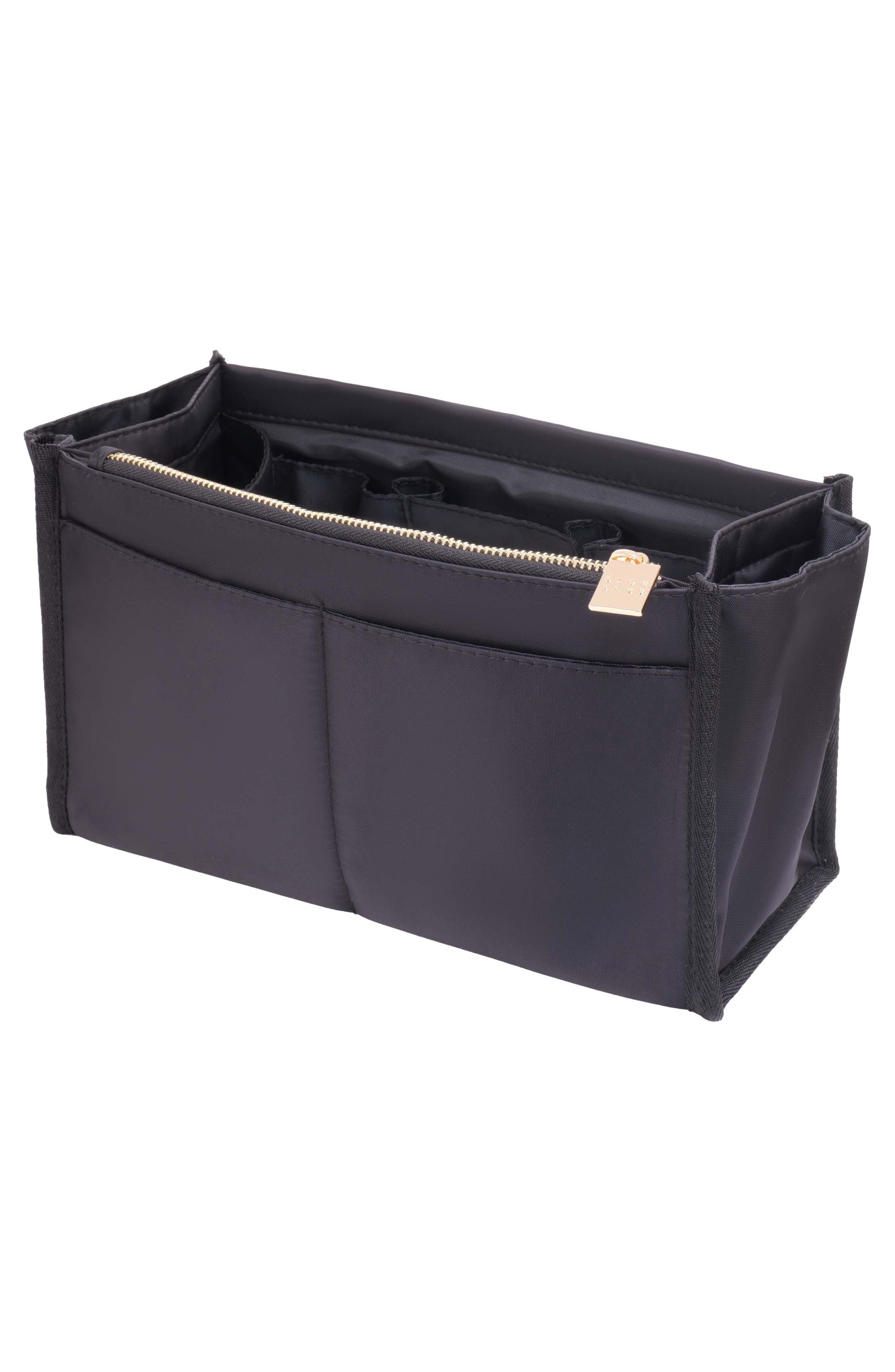 XL Cosmetic Bag Insert, Alternate, color, BLACK