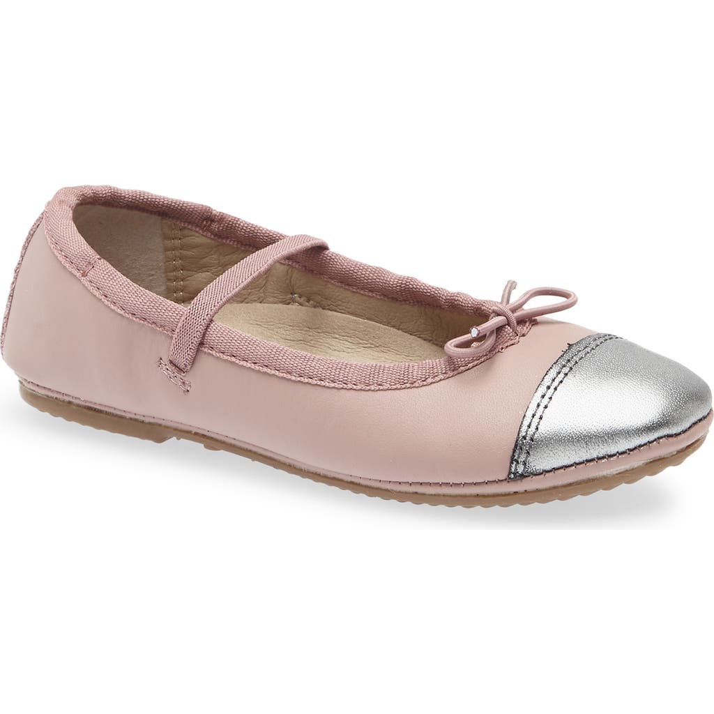 Old Soles Kids' Shanni Cap Toe Mary Jane Flat In Pink