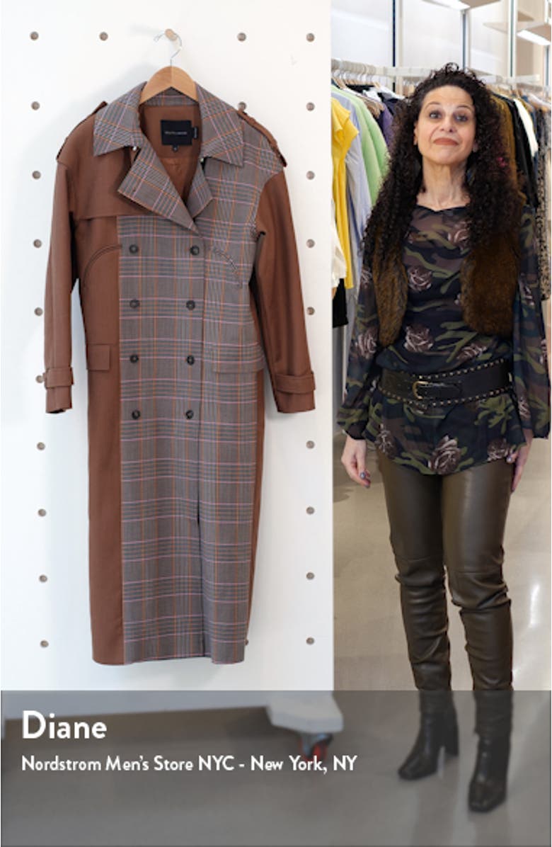 Rina Double Breasted Trench Coat, sales video thumbnail