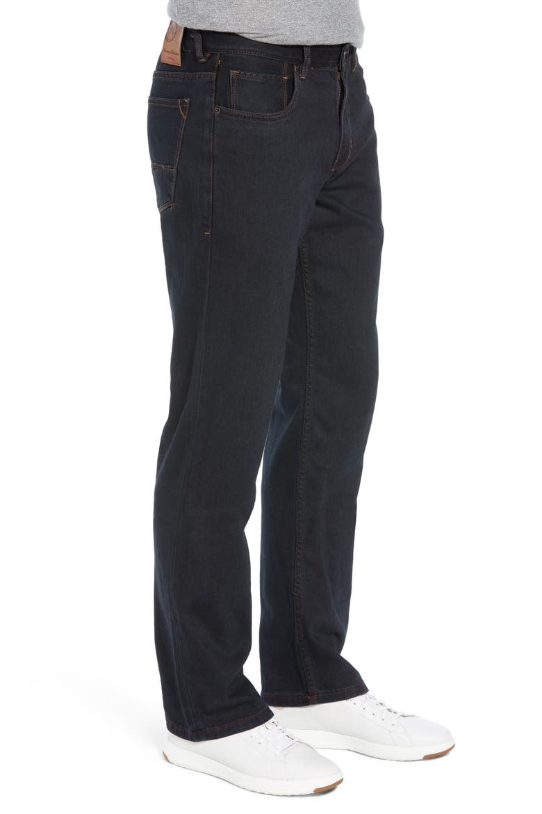 Antigua Cove Authentic Standard Fit Jeans, Alternate, color, BLACK OVERDYE