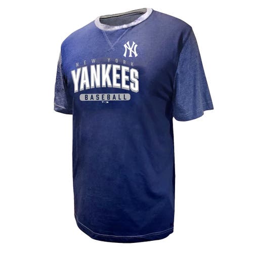 Profile Aaron Judge Navy New York Yankees Big & Tall Name & Number T-shirt In Blue