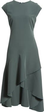 Chelsea28 Cap Sleeve High Low Midi dress