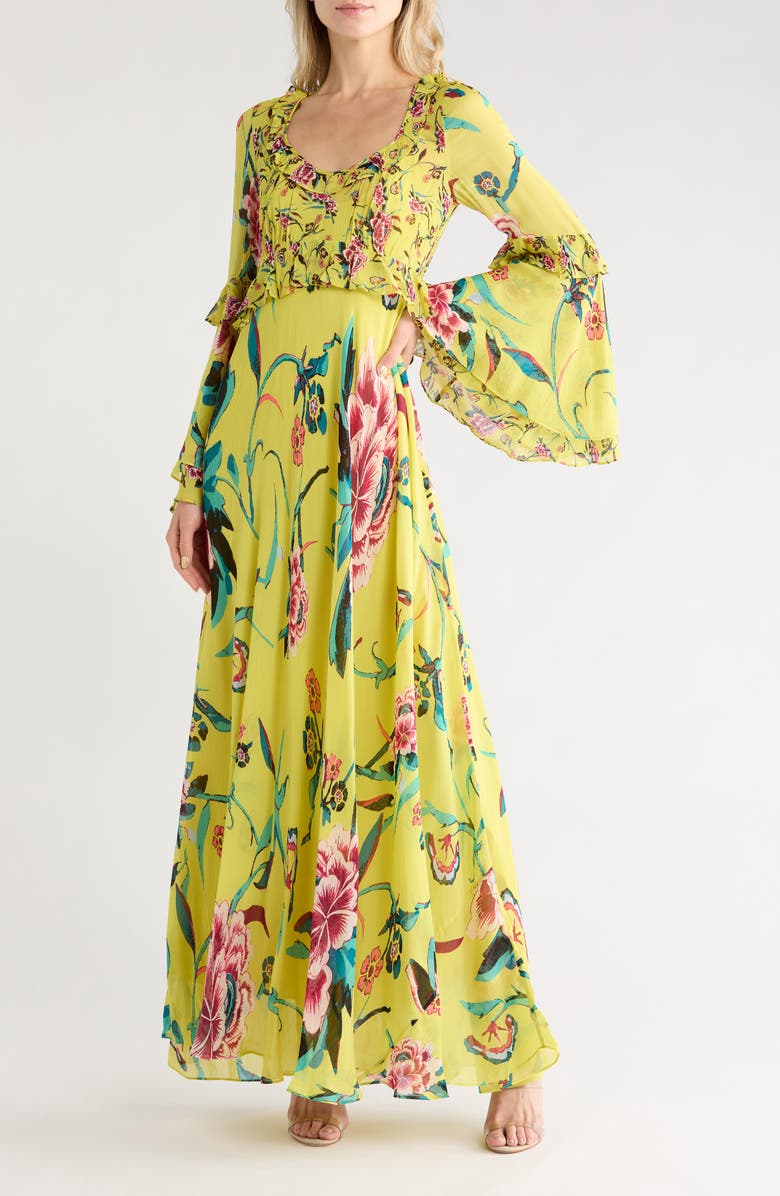 DVF Quinn Dress, Main, color, Dancing Rose Scale Mix