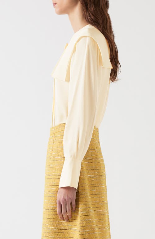 Lk Bennett Olive Sailor Shirt In Ivory