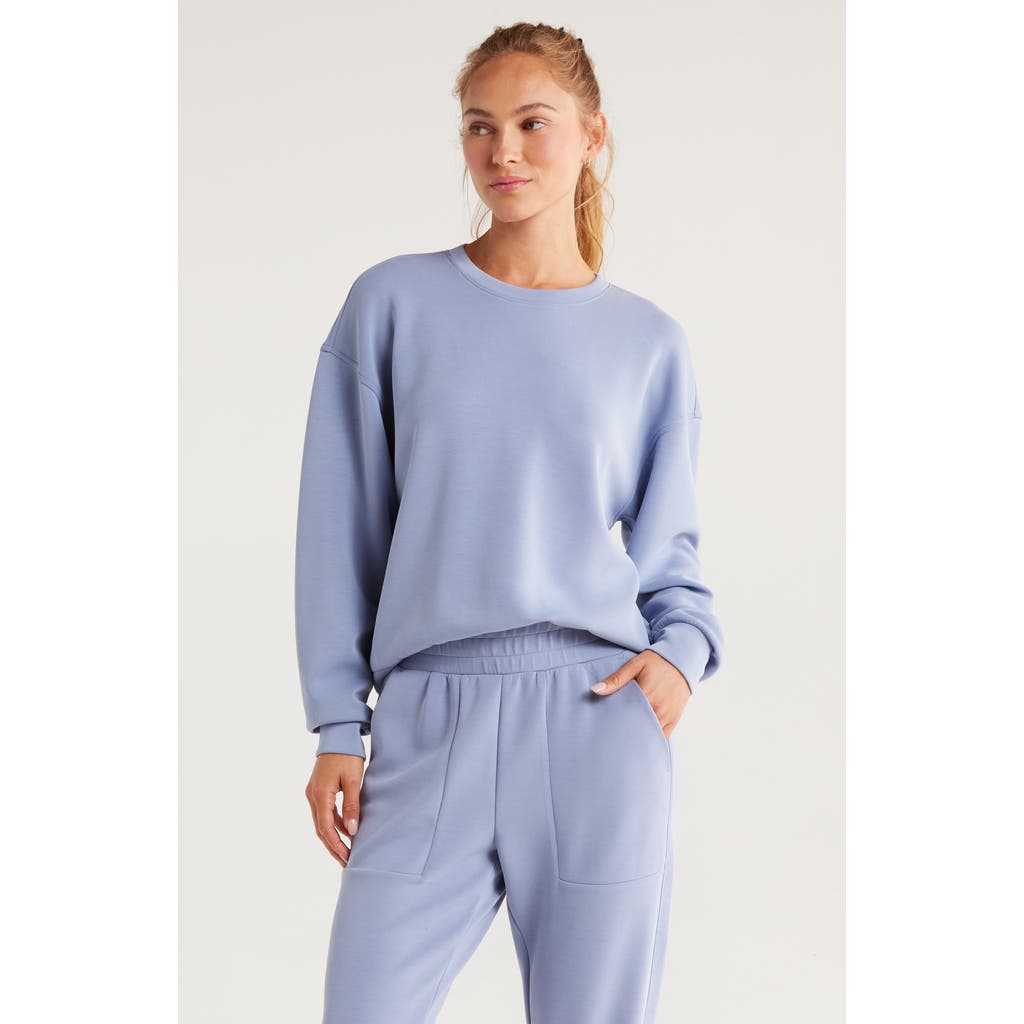 Zella Boxy Ultrasoft Scuba Knit Sweatshirt