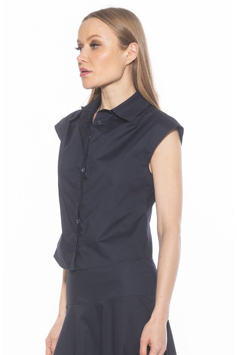 Juniper Button-Up Shirt, Alternate, color, NAVY