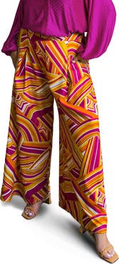 FLYING TOMATO Printed Woven Pants