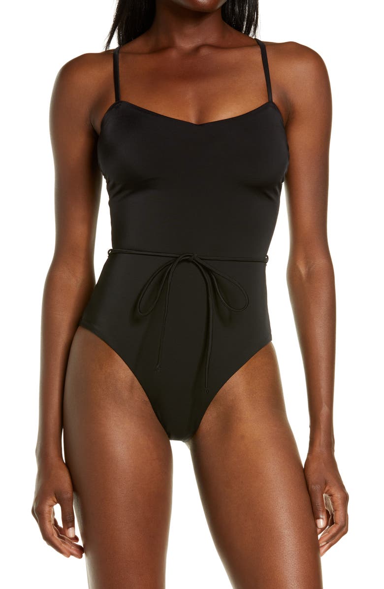 Chelsea28 Easy Retro One-Piece Swimsuit, Main, color, 