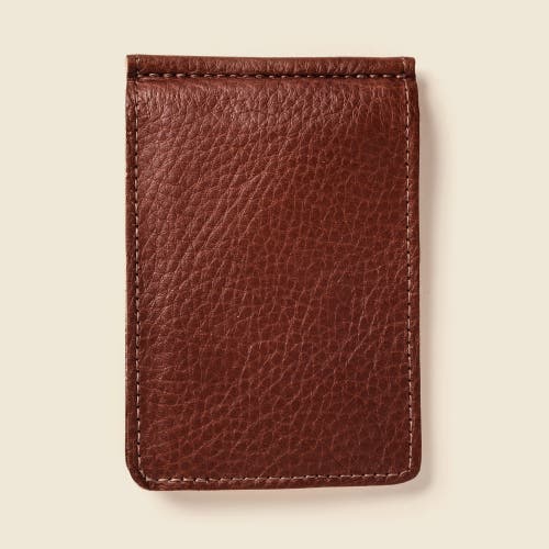 Casupo Bifold Money Clip Wallet In Brown