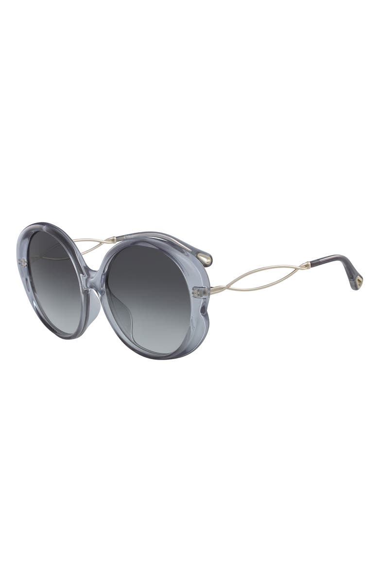 Chloé 58mm Round Sunglasses, Alternate, color,