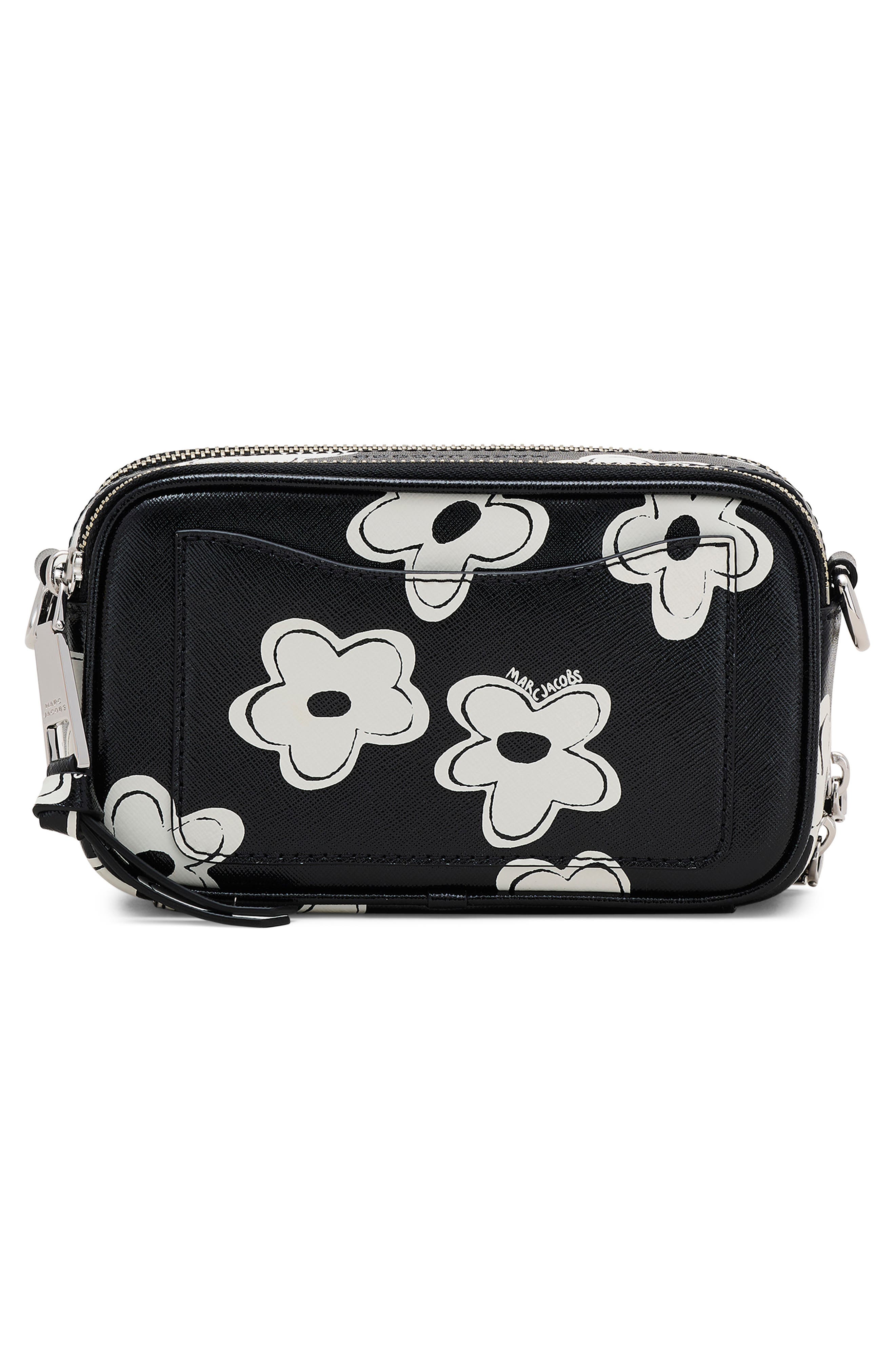 Marc Jacobs The Snapshot Daisy Leather Crossbody Bag, Alternate, color, 