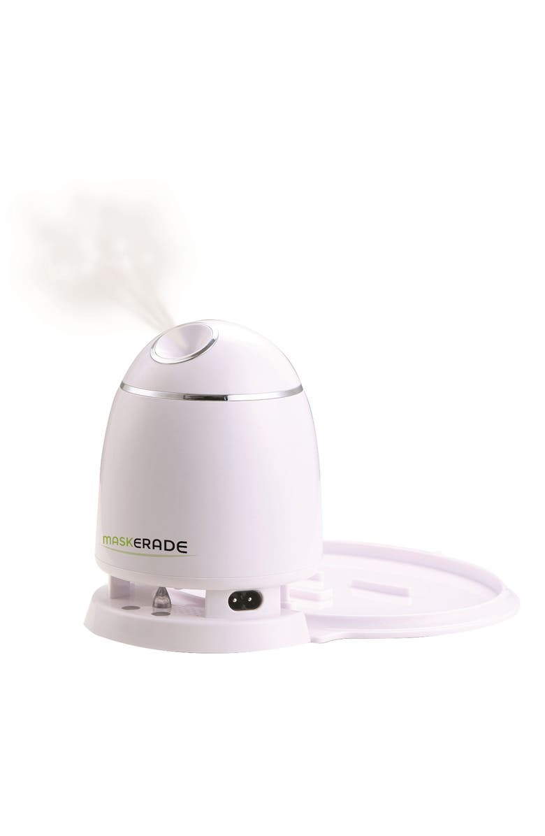 ORA Maskerade Duet Facial Steamer & Organic Mask Maker, Alternate, color, Pearl White